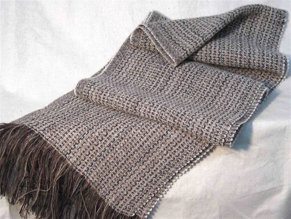 A3 Unisex Browns Weave Scarf - Image 5