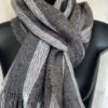 Brushed Dk Grey Lambswool Scarf - Image 3