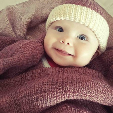 Baby Set: Beanie, Cot Blanket and Buggy Blanket