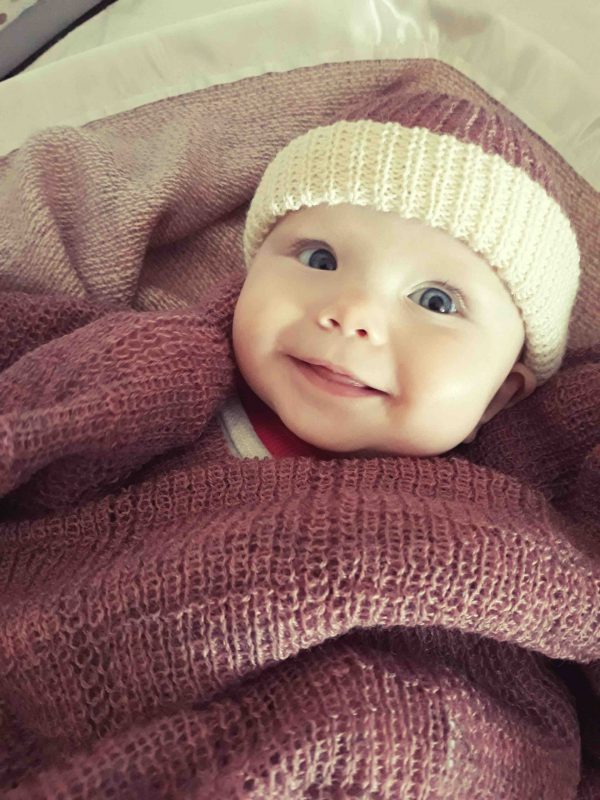 Baby Set: Beanie, Cot Blanket and Buggy Blanket