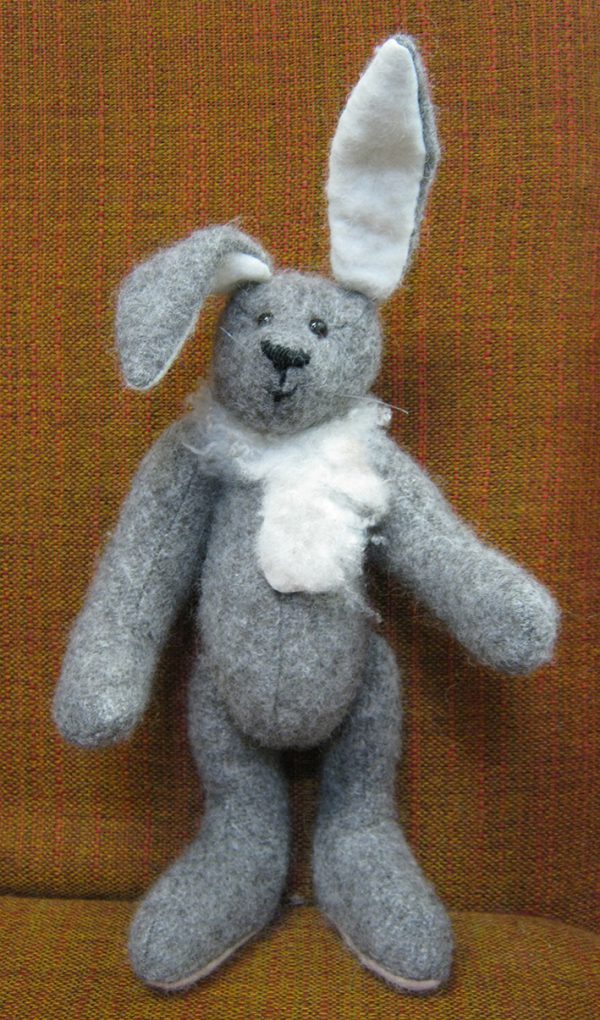 Felt Wool Bunnies and Bears - Handmade - Image 6