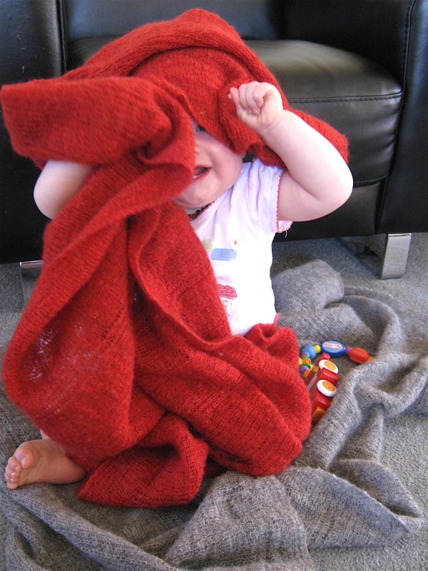 Knitted Baby Buggy Blanket - Image 5