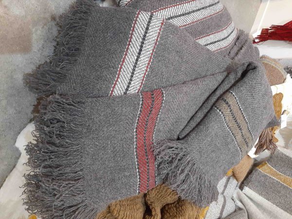 Ethnic 'Pacifica' Brushed Wool Blanket - Image 5