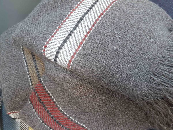 Ethnic 'Pacifica' Brushed Wool Blanket - Image 9