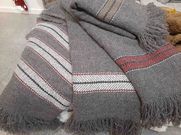 Ethnic 'Pacifica' Brushed Wool Blanket - Image 3
