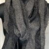 Brushed Dk Grey Lambswool Scarf - Image 2