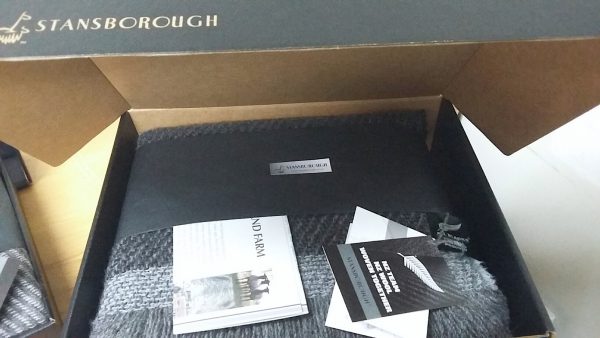 NZ Rugby Licensed BW with Merino Throw - gift boxed - Image 8