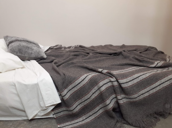 Ethnic 'Pacifica' Brushed Wool Blanket - Image 6