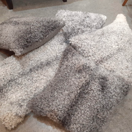 Pelt Pillow - Stansborough Grey Pelt -  Back in stock