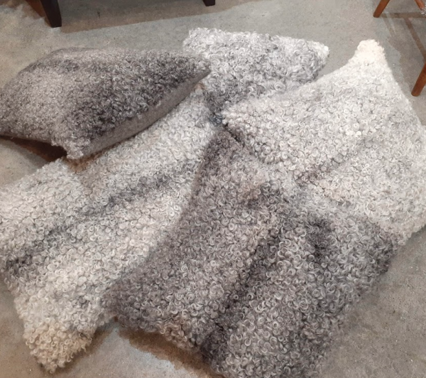 Pelt Pillow - Stansborough Grey Pelt -  Back in stock