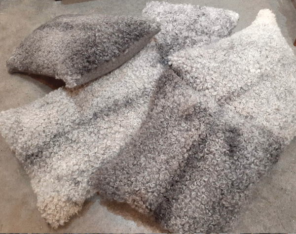 Pelt Pillow - Stansborough Grey Pelt -  Back in stock - Image 2