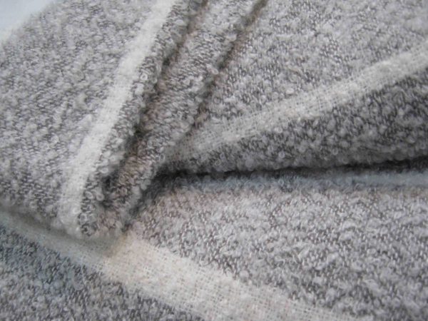 Snow Throw - luxurious Mohair/Stansborough Grey Wool Mix - Image 10