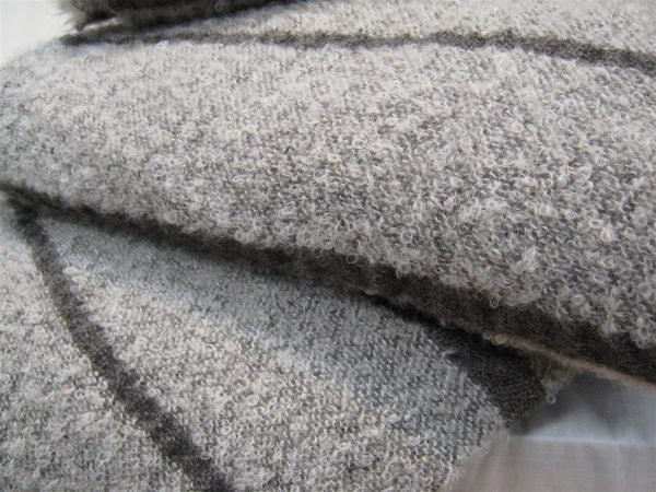 Snow Throw - luxurious Mohair/Stansborough Grey Wool Mix - Image 8