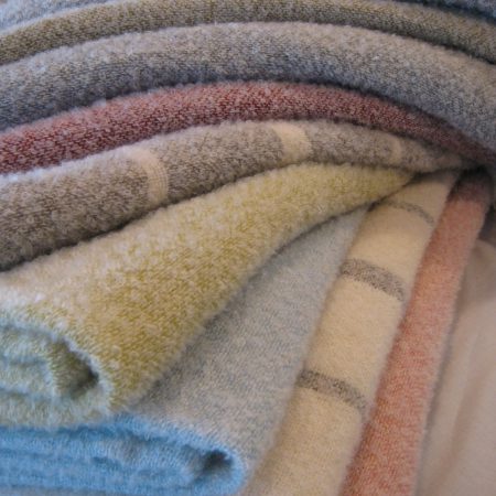 Snow Throw - luxurious Mohair/Stansborough Grey Wool Mix