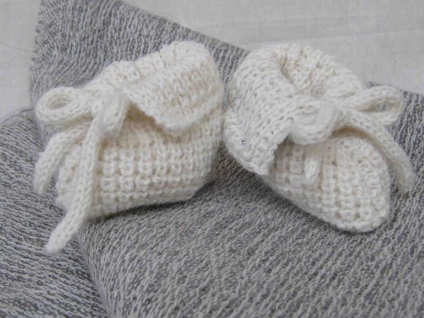 Baby Knit Booties - Image 2
