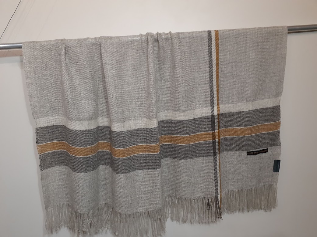 COVID-19 throw & blanket design
