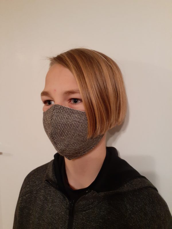 Fellowship Face Masks - Shaped in two sizes now with pocket for filter