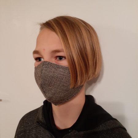Fellowship Face Masks - Shaped in two sizes now with pocket for filter